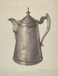 Ice Water Pitcher (ca. 1940) by Carl Buergerniss.  