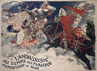 Eugène Grasset (1845-1917). "Exposition de 1900 : l'Andalousie au temps des Maures". Paris, musée Carnavalet.