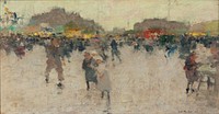 Luigi Loir (1841-1916). "Fête de la place du Trône à Paris". Huile sur toile, vers 1890. Musée des Beaux-Arts de la Ville de Paris, Petit Palais.