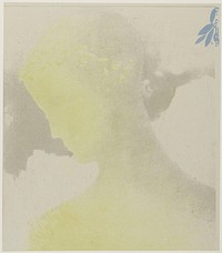 Odilon Redon (1840-1916). "B&eacute;atrice". Estampe. Mus&eacute;e des Beaux-Arts de la Ville de Paris, Petit Palais.