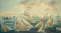 Imaginary Regatta of America's Cup Winners (1889) by American 19th Century.  