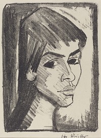 Irene Altman (1921–1922) by Otto Müller.  