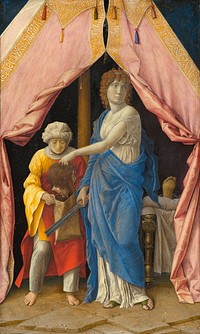 Judith with the Head of Holofernes (ca. 1495–1500) by Andrea Mantegna & Giulio Campagnola.  