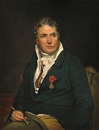 Jacques-Louis David (ca. 1813&ndash;1815) by Anonymous Artist & Georges Rouget.  