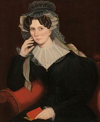 Jane Storm Teller (ca. 1835) by Ammi Phillips.  