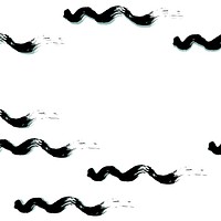 Squiggle brush background, minimal design 