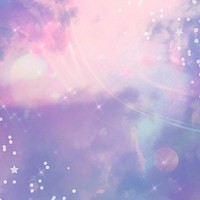 Sparkling pastel sky background with blank space