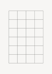 Simple grid collage element vector
