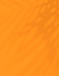 Orange background, leaf shadow design