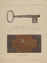 Key and Lock (1935–1942) by Ronau William Woiceske.  