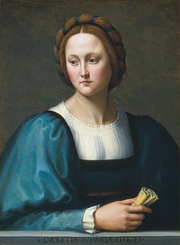 Lucrezia Sommaria (ca. 1510) by Ridolfo Ghirlandaio.  