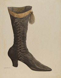 Lady's Boot (1941) by Dorothy Dwin.  