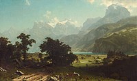 Lake Lucerne (1858) by Albert Bierstadt.  