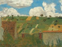 Landscape of the Ile–de–France (ca. 1894) by Edouard Vuillard.  