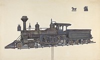 Locomotive (1935–1942) by American 20th century.  