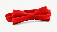 Red bow  collage element psd