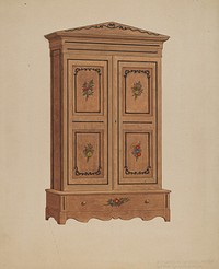 Painted Wardrobe (1935–1942)  by Edward A. Darby.  