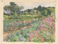 Parmelee Estate in Bloom (ca. 1920) by Dora Louise Murdoch.  