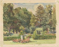 Parmelee Garden (ca. 1920) by Dora Louise Murdoch.  