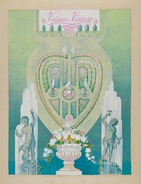 Parterre and Fountains of Blind Institution (ca. 1936) by Joseph Stonefield.  