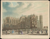 North east view of Westminster Abbey