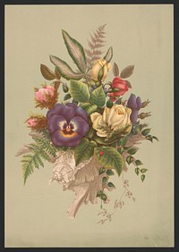 Bouquet no. 86 (1879) by L. Prang & Co.  