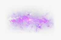 Milky way galaxy collage element psd