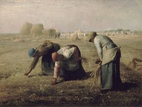Gleaners (1857) by Jean-Fran&ccedil;ois Millet. Original from Wikimedia Commons.