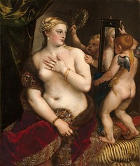 Titian's Venus with a Mirror (c. 1555) 