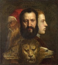 Titian's An Allegory of Prudence. 
