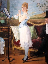 Edouard Manet's famous painting. Original from Wikimedia Commons. 