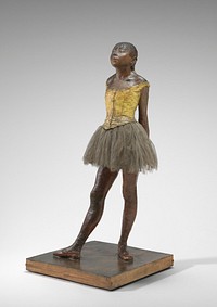 Edgar Degas's Little Dancer Aged Fourteen (1878-1881). 
