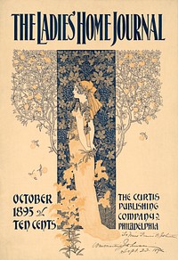 The Ladies' Home Journal for October (1895) by William Martin Johnson. Original public domain image from the Library of Congress. Digitally enhanced by rawpixel.
