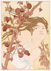 In the Brambles (Dans les Ronces) (1898) by Henri Detouche. Original public domain image from the Cleveland Museum of Art. Digitally enhanced by rawpixel.