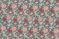 William Morris's Cray pattern background. Remastered by rawpixel