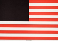 Aesthetic US flag. Original public domain image from the Library of Congress. Digitally enhanced by rawpixel.