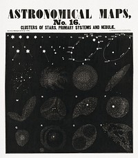 Aesthetic engraving astronomical map. Original public domain image from the Library of Congress. Digitally enhanced by rawpixel. Digitally enhanced by rawpixel.