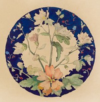 Floral plate. Original public domain image from The Minneapolis Institute of Art. Digitally enhanced by rawpixel.