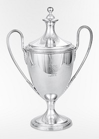 Covered silver trophy. Original public domain image from The Minneapolis Institute of Art. Digitally enhanced by rawpixel.