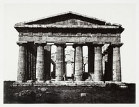 Temple of Neptune, Pesto, Napoli. Original public domain image from The Minneapolis Institute of Art. Digitally enhanced by rawpixel.