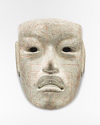 Mask (900-300 BCE) sculpture by Olmec. Original public domain image from The Minneapolis Institute of Art. Digitally enhanced by rawpixel.