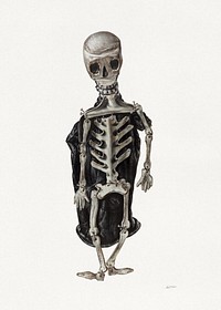 Judge Oscar O. Death (1938) aesthetic drawing by James McLellan. Original public domain image from the National Gallery of Art. Digitally enhanced by rawpixel.