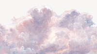 Aesthetic cloud illustration. Remixed by rawpixel.