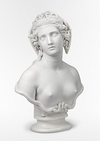 Medusa (1854) sculpture by Harriet Goodhue Hosmer. Original public domain image from The Minneapolis Institute of Art. Digitally enhanced by rawpixel.