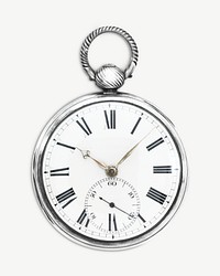 Aesthetic pocket watch psd.  Remastered by rawpixel