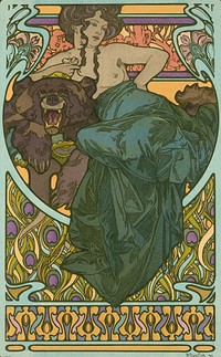 Untitled (1902) print in high resolution by Alphonse Mucha.  