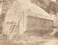 Haystack (1844) photo in high resolution by William Henry Fox Talbot.