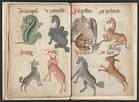 Helmingham herbal and bestiary (1500) print in high resolution   