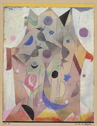 Persische Nachtigallen (Persian Nightingales) (1917) by Paul Klee.