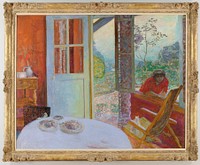 Dining Room in the Country (1913) painting in high resolution by Pierre Bonnard.